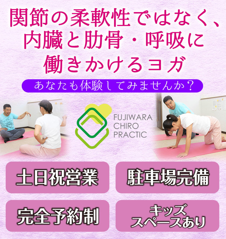 堺市南区の整体｜頭痛・肩こりでお悩みならふじわらカイロプラクティック